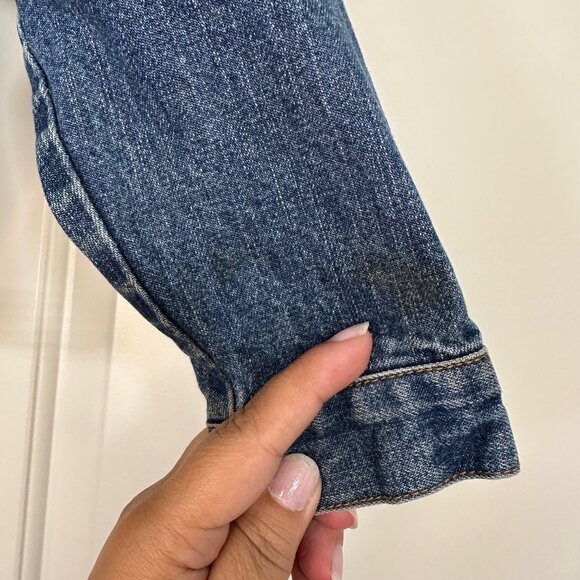 Disney Pixar Cars Lightning McQueen Denim Jacket Small - Picture 12 of 12